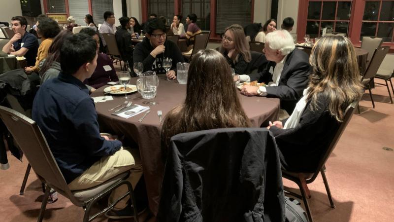 First generation students and alumni at their annual networking event