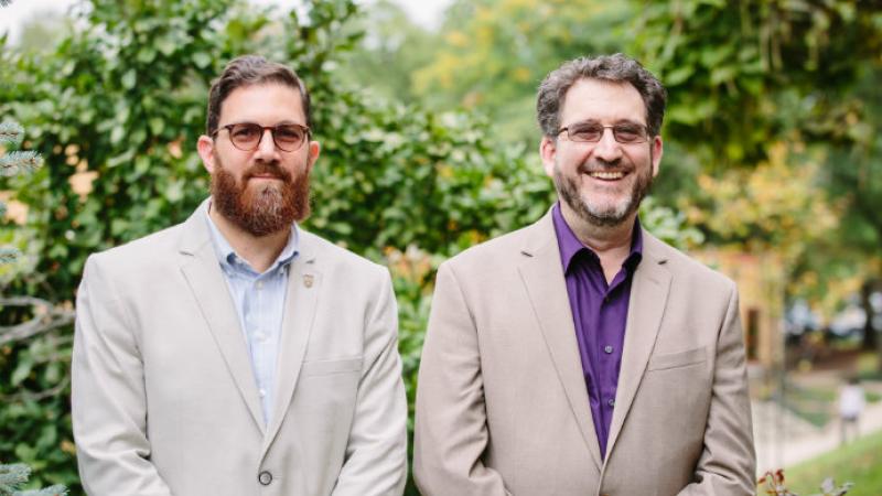 Walead Mosaad and Rabbi Steven Nathan