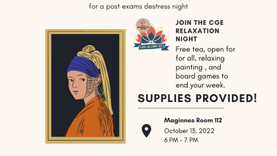 Art and Tea Night with the CGE
